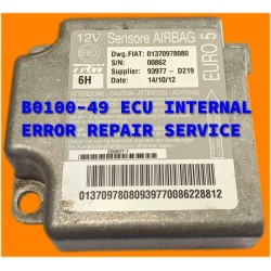 FIAT B0100 error AIRBAG ECU...